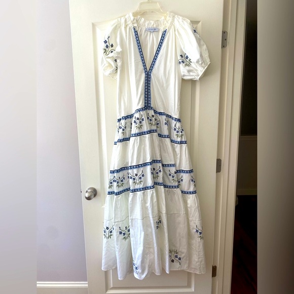 Lug Von Siga Dresses & Skirts - Lug Von Siga Floral Embroidered Maxi Dress